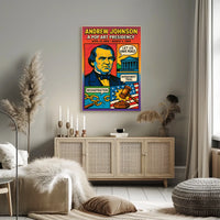 Andrew Johnson A Pop Art Presidency Poster