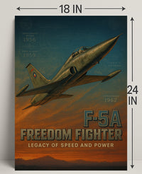 F-5A Freedom Fighter Poster PosterGoat