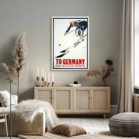 Skiing in Germany Poster PosterGoat