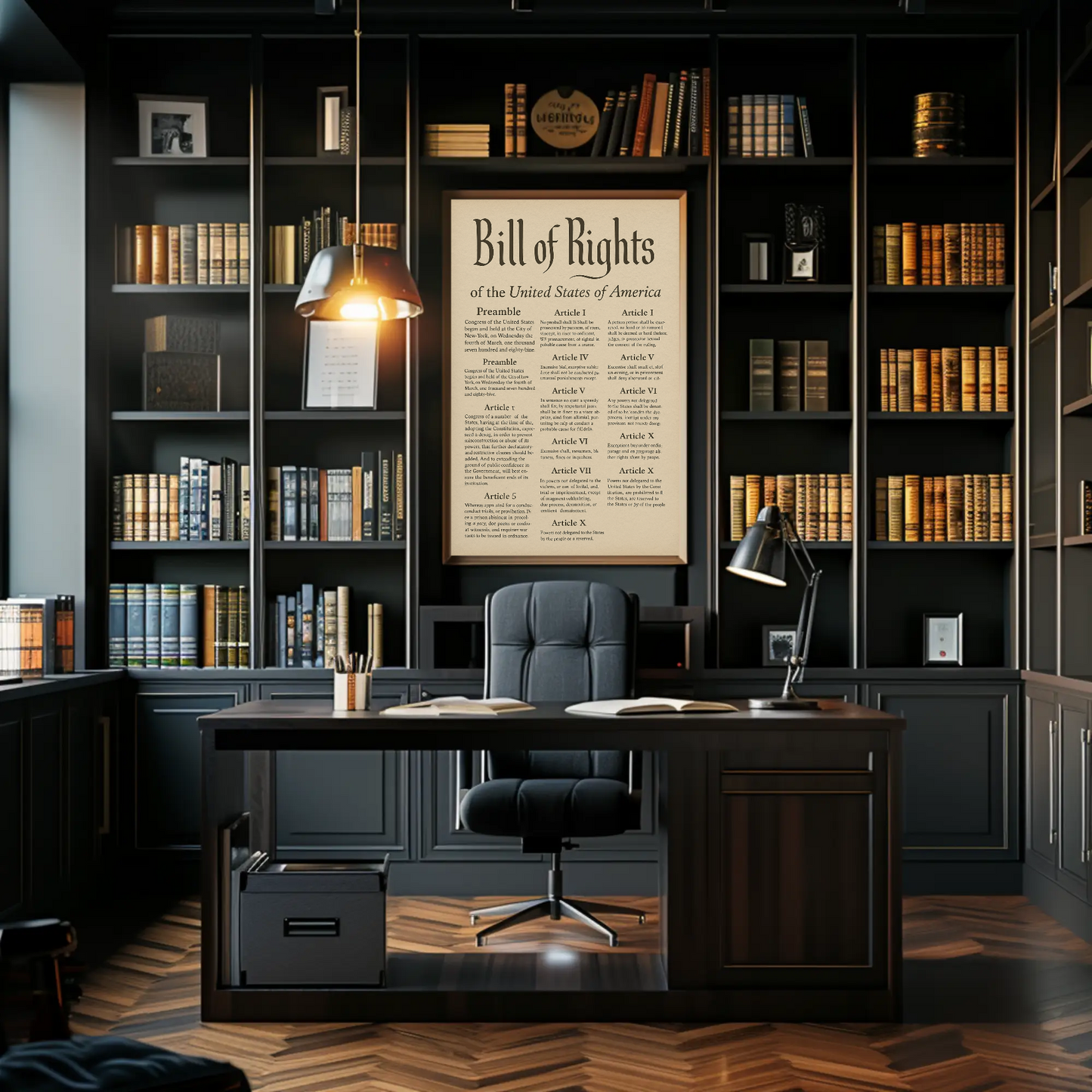 Bill Of Rights United States Poster