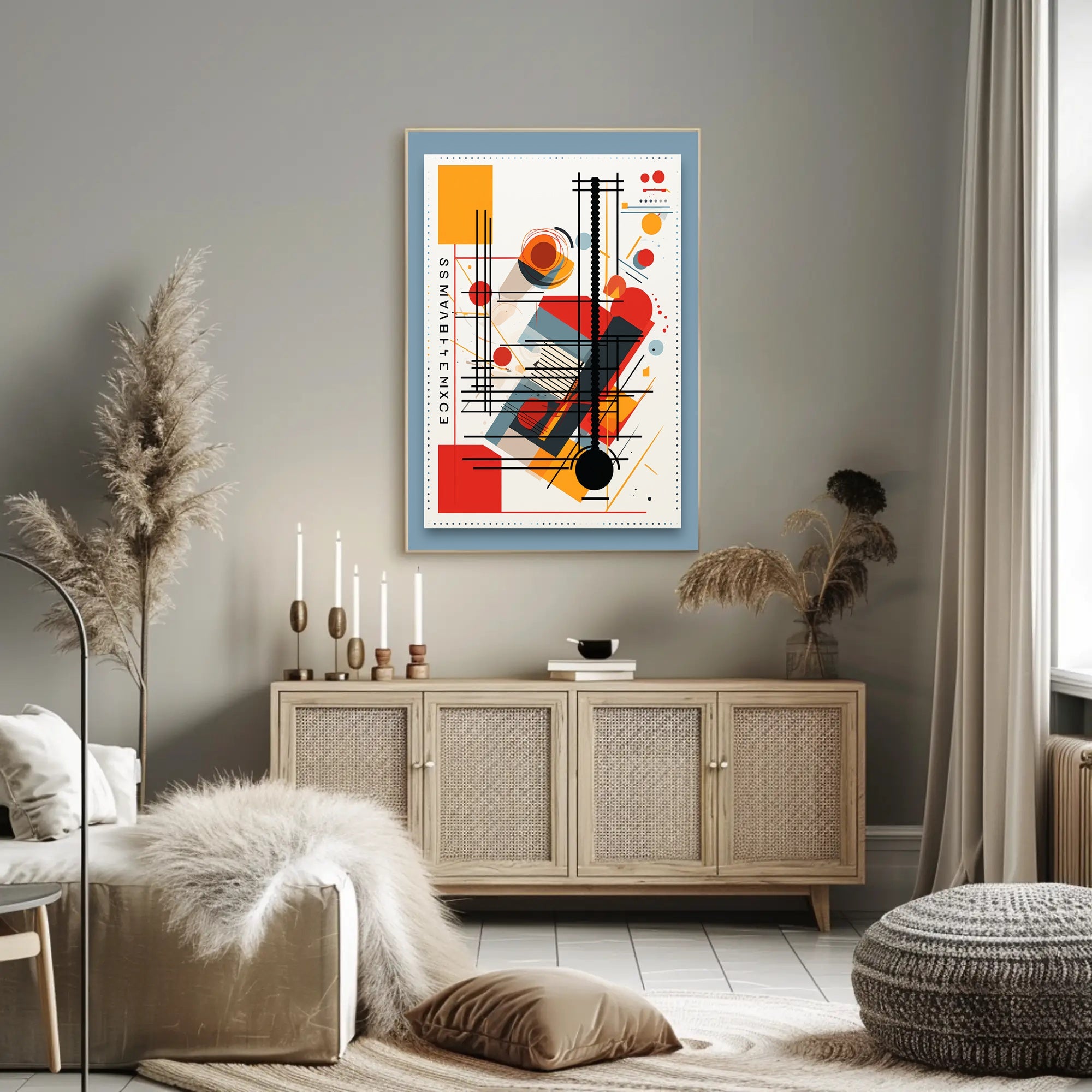 Abstract Geometric Design Abstract Poster