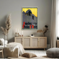 Vintage St. Moritz Winter Sports Travel Poster PosterGoat