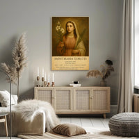 Saint Maria Goretti Religious Heritage Tribute Poster