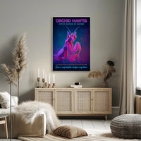 Orchid Mantis Mystic Hunter of Nature Poster