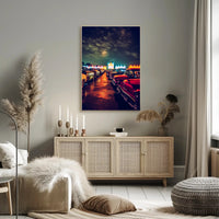 Nostalgic Drive-In Experience Poster