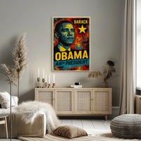 Barack Obama 44th President of the United States Graffiti Pop Art Poster