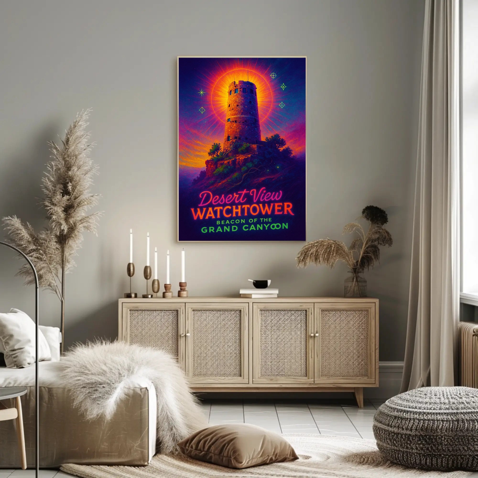 Desert View Watchtower Beacon of the Grand Canyon Poster