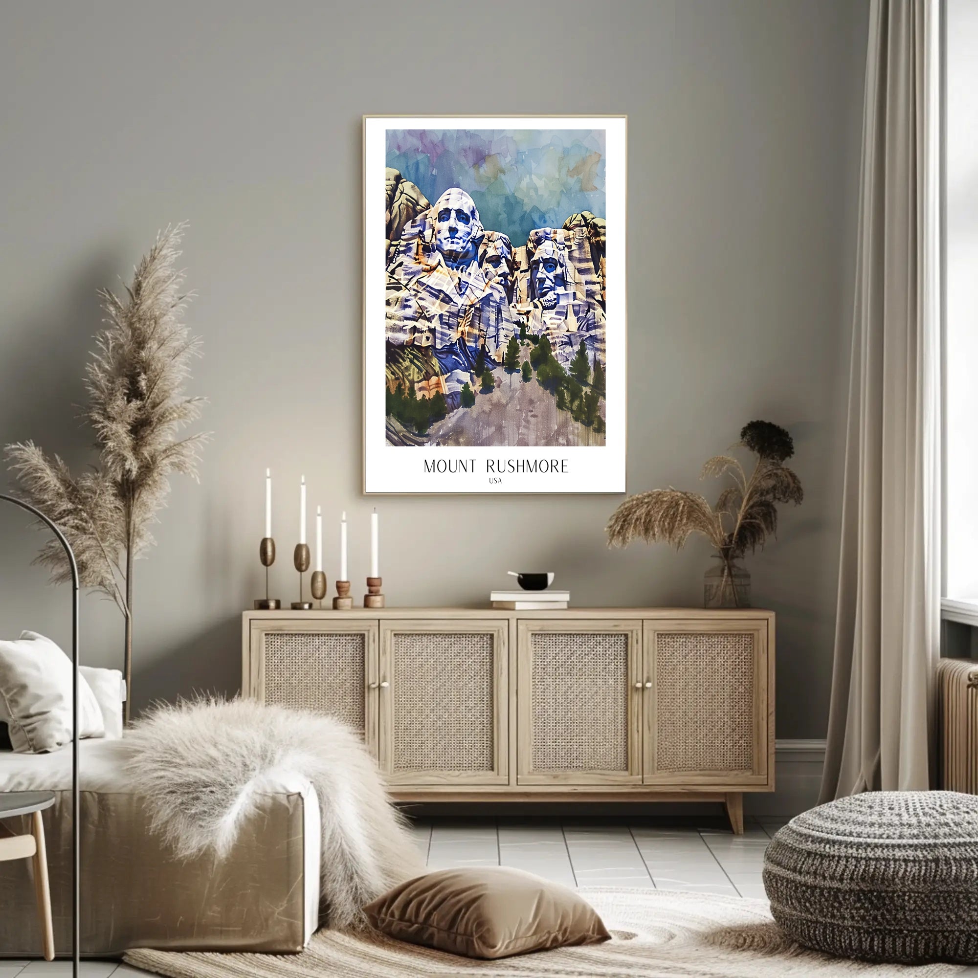 Mount Rushmore Poster PosterGoat
