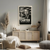 Jimmy Carter 39th President of the United States Digital Montaje Poster