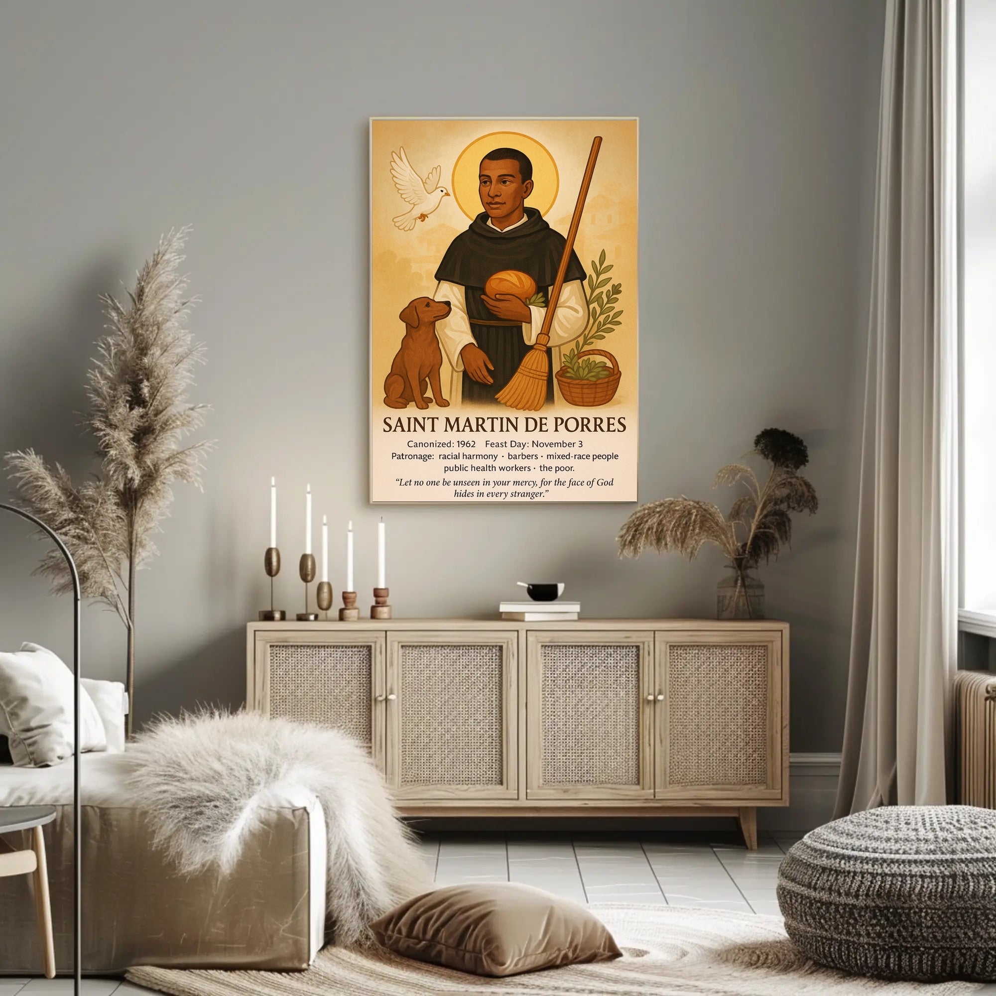 Saint Martin de Porres Poster PosterGoat