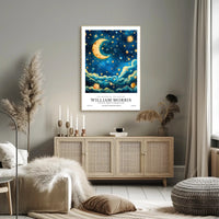 William Morris Cotton Prints Exhibition Poster