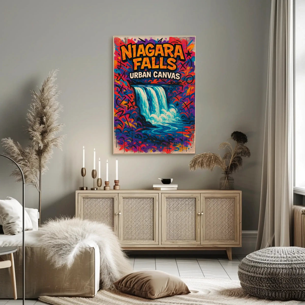 Niagara Falls Urban Canvas Poster