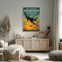 F4U Corsair Fighter WWII Poster