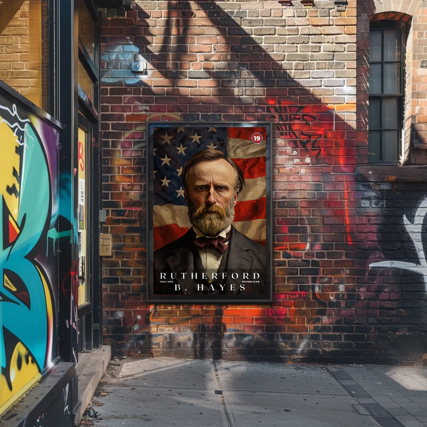 Rutherford B. Hayes 19th President Of The United States Portrait