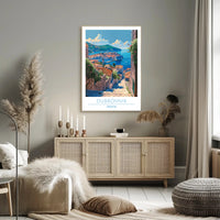 Scenic View of Dubrovnik Poster