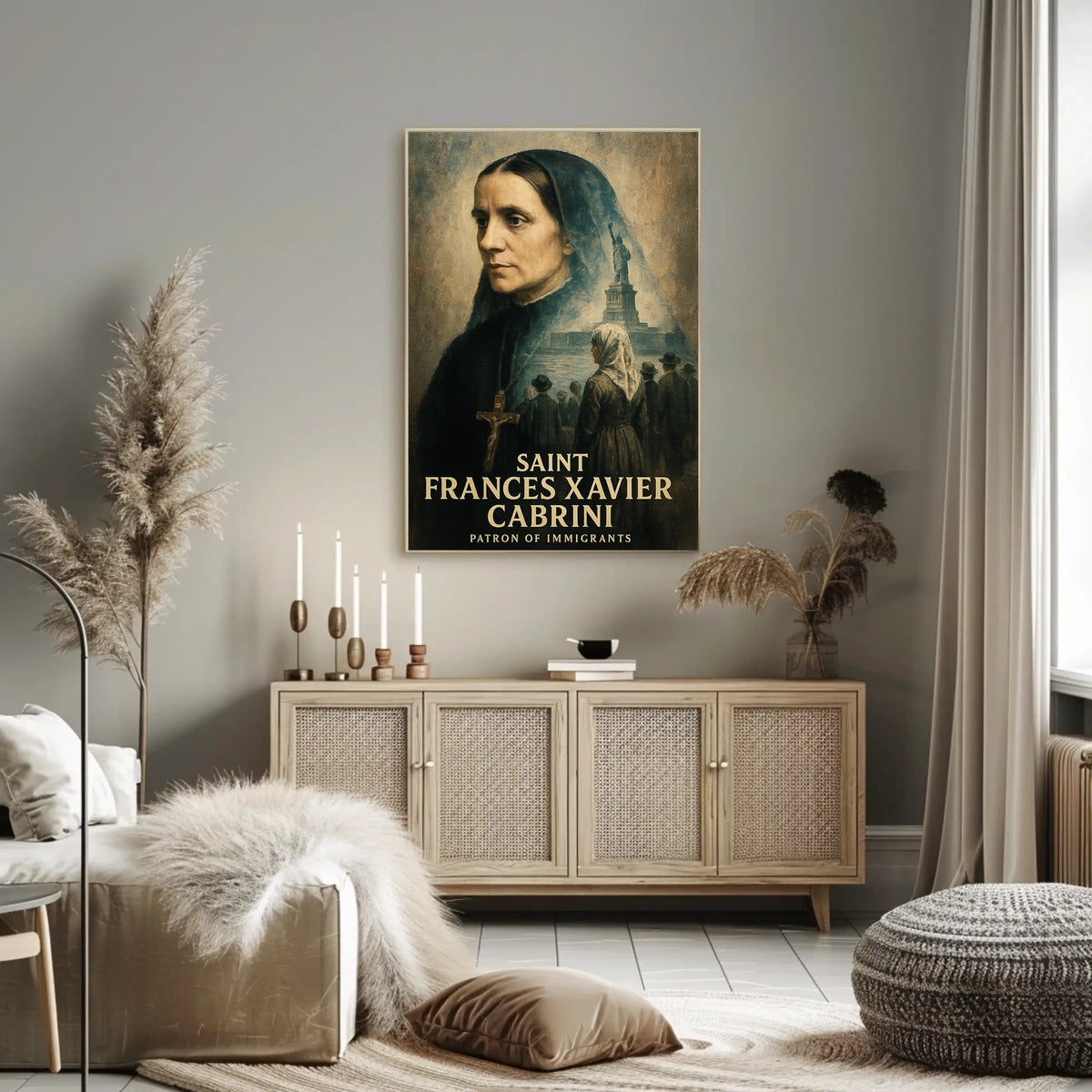 Saint Frances Xavier Cabrini Patron Of Poster