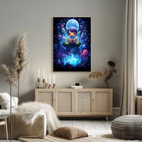 Moonlight Tales Whimsical Fantasy Surrealism Poster