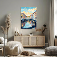 Scenic View of Dublin Poster