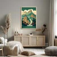 Tranquil Mountain Retreat Poster