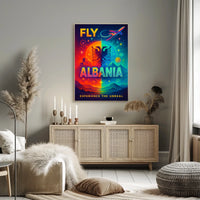 Fly Albania Experience the Unreal Poster
