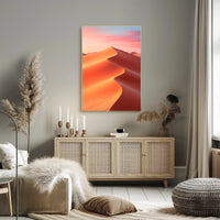 Desert Dunes at Sunset Poster