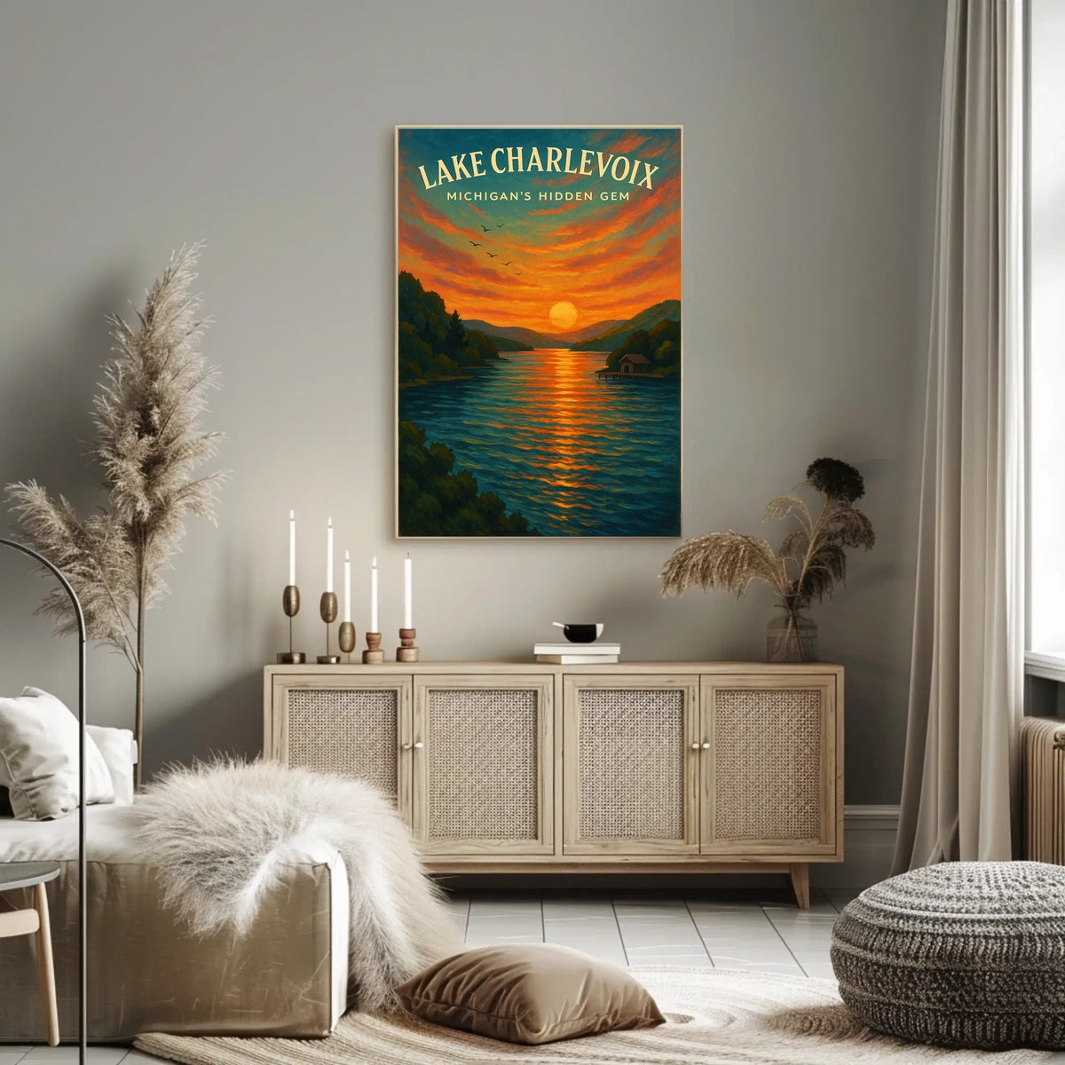 Lake Charlevoix MichiganS Hidden Gem Poster