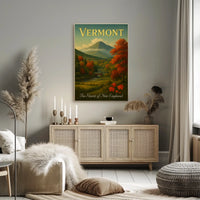 Vermont The Heart of New England Poster