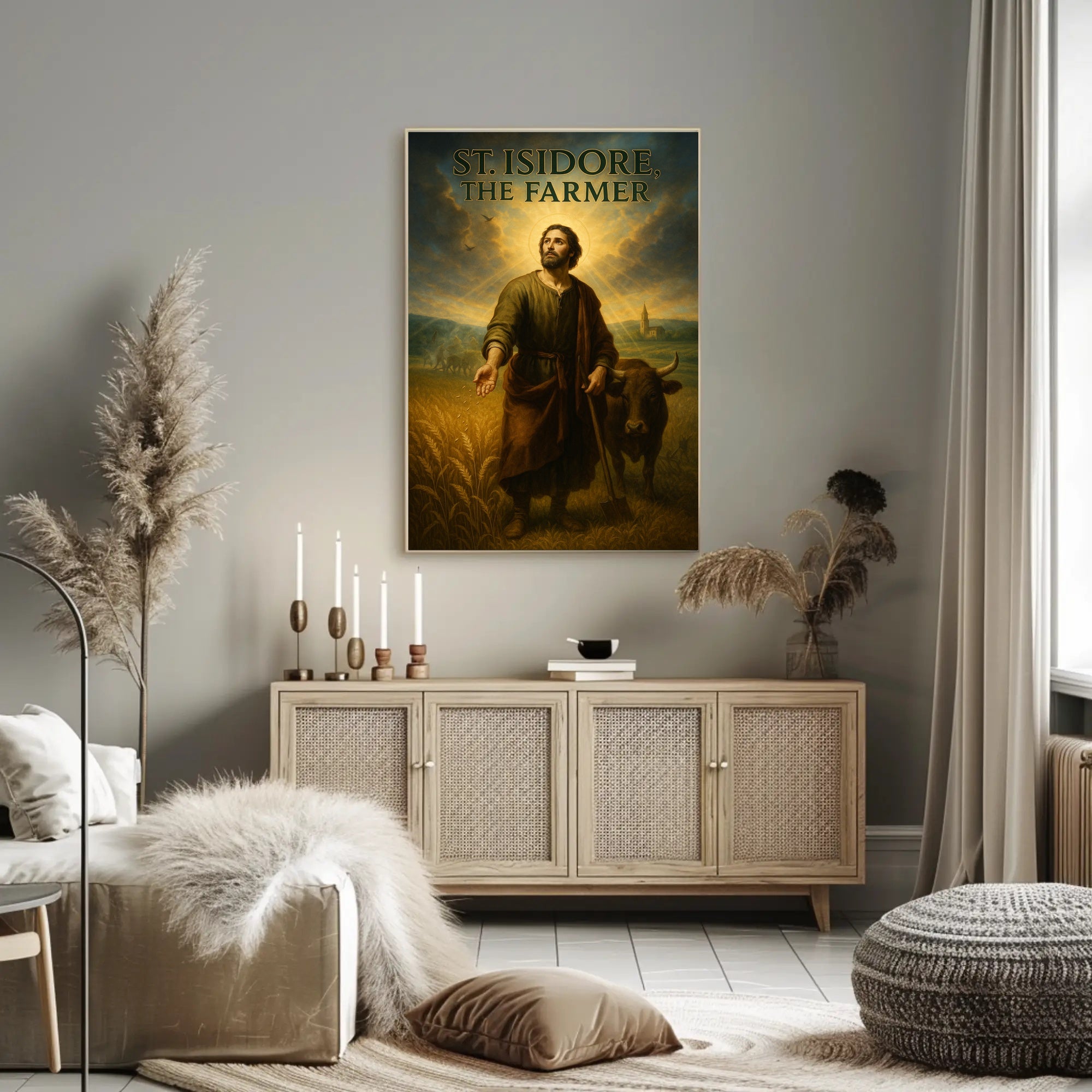 St. Isidore, the Farmer Poster PosterGoat