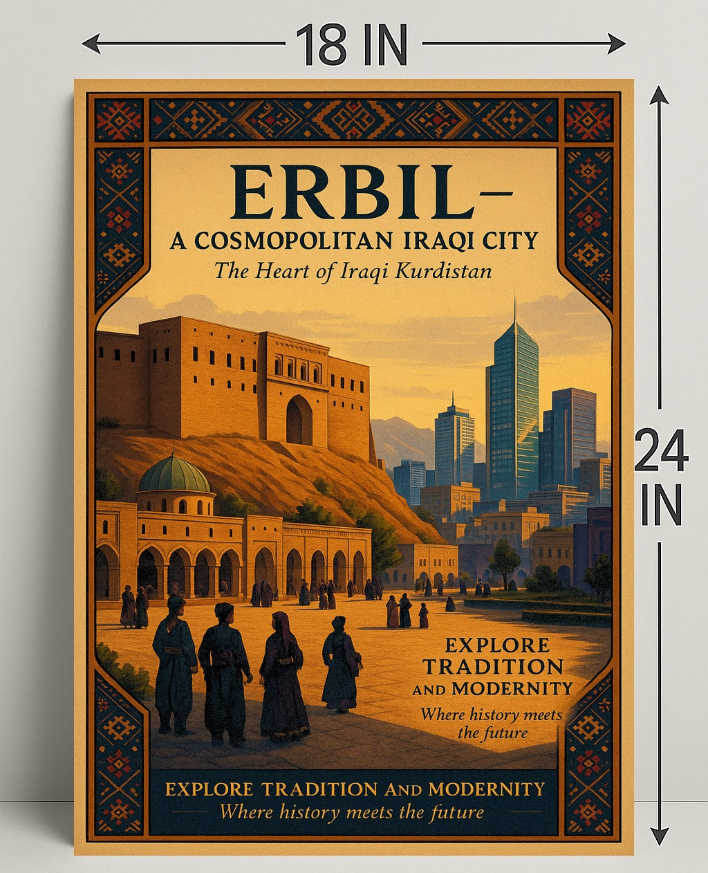 Erbil A Cosmopolitan Iraqi City Poster PosterGoat