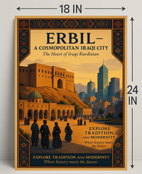 Erbil A Cosmopolitan Iraqi City Poster PosterGoat