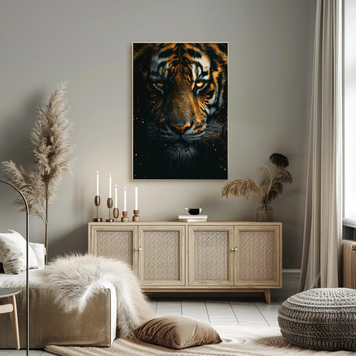 Majestic Tiger Portrait Poster