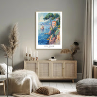 Côte d'Azur Vintage Travel Poster PosterGoat