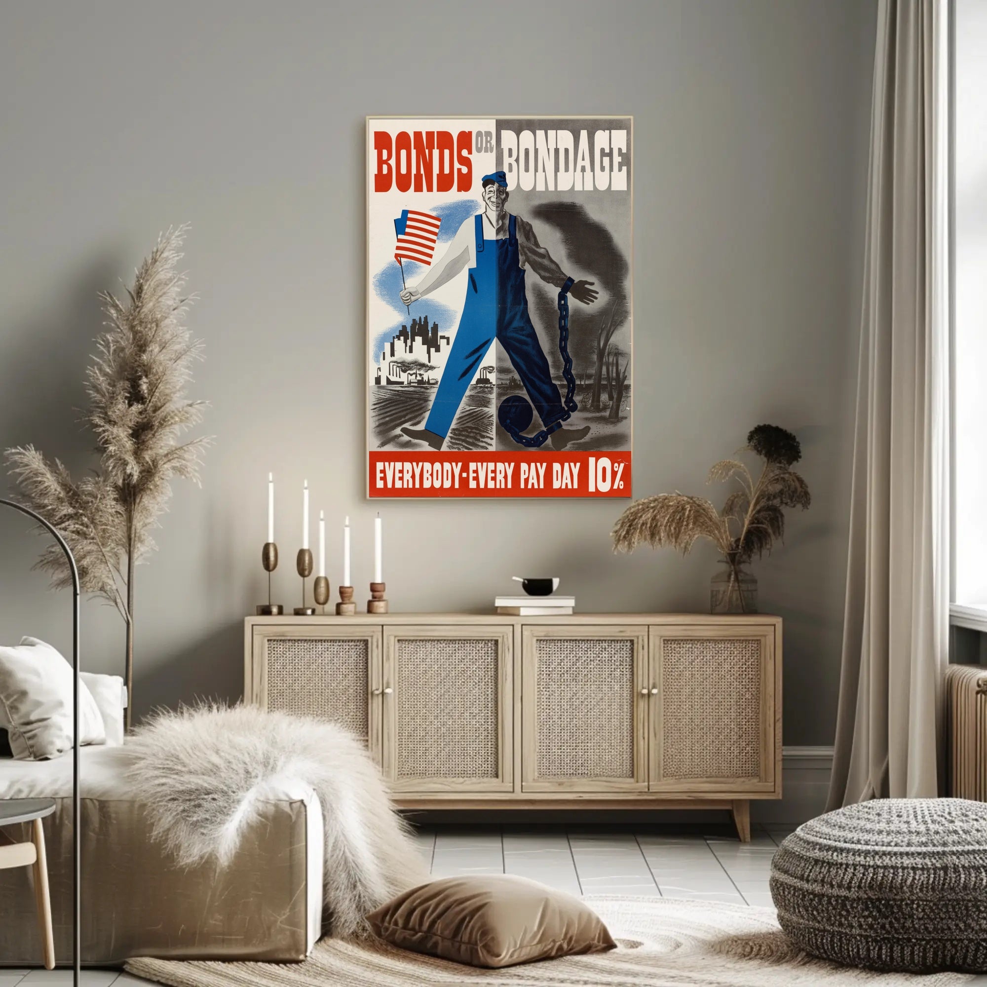 Bonds or Bondage Poster PosterGoat