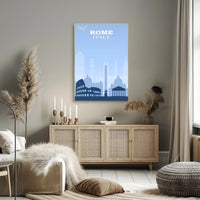 Visit Rome, Italy Travel Poster
