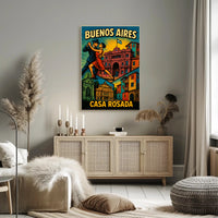 Buenos Aires Casa Rosada Wall Art Print PosterGoat