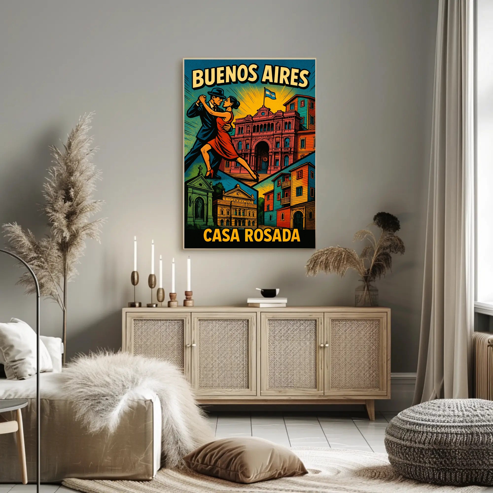 Buenos Aires Casa Rosada Wall Art Print PosterGoat