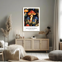 William Morris Cotton Prints Exhibition Poster