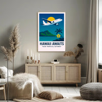 Hawaii Awaits Poster PosterGoat