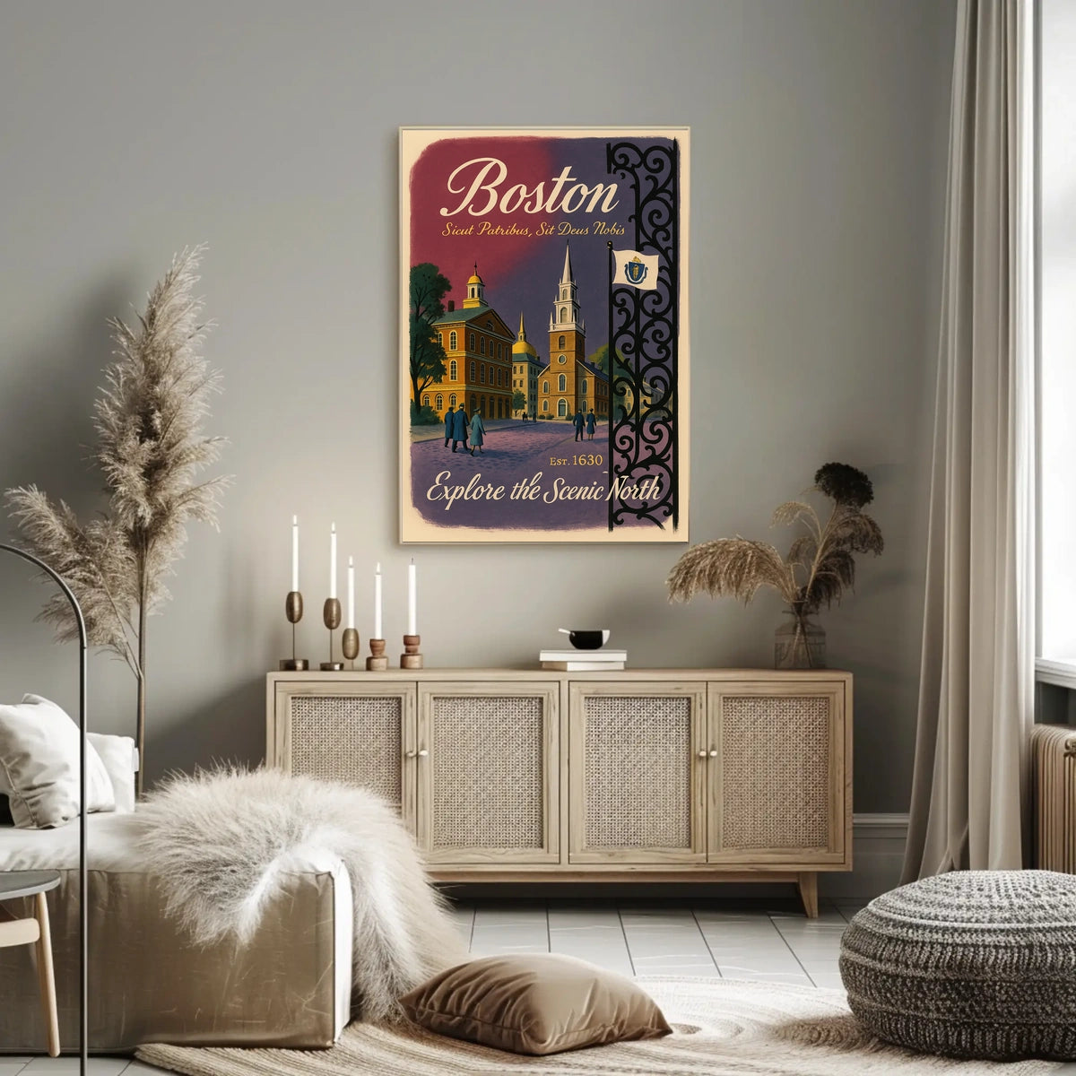 Explore Boston Poster