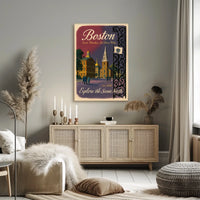 Explore Boston Poster