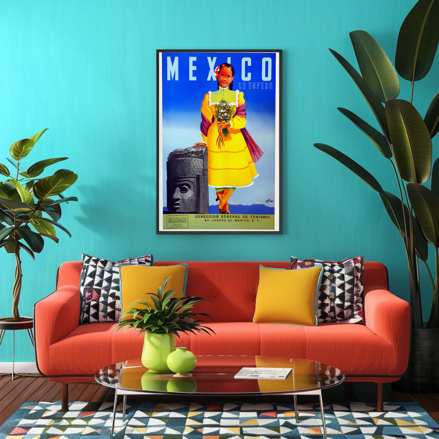 Mexico Travel Tourism Poster