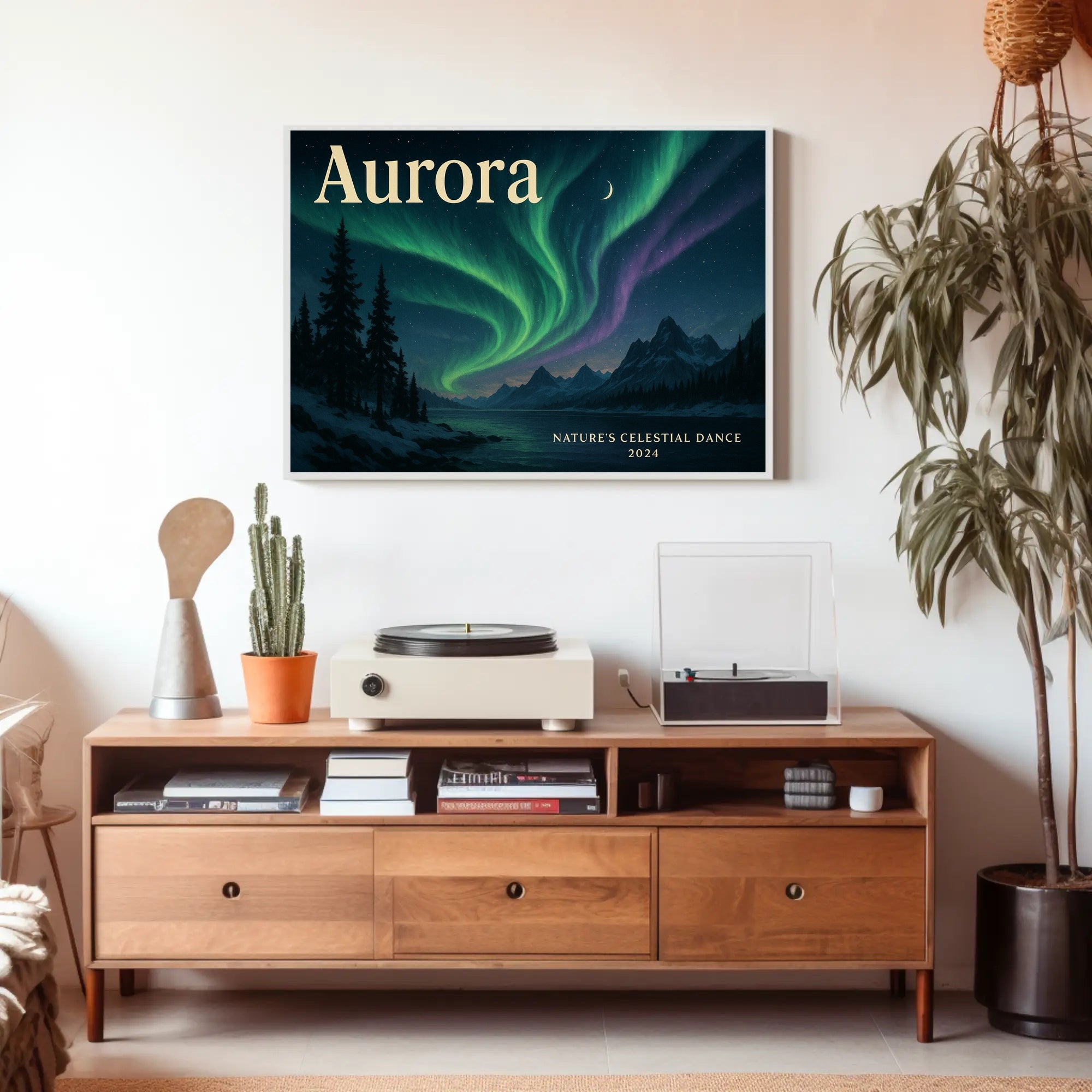 Aurora 2024 Travel Poster Wall Art Print