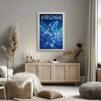 Virginia A Kaleidoscope Of Color Poster
