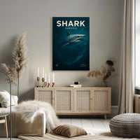 Shark Simply Dashing Poster PosterGoat