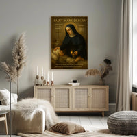 Saint Mary Di Rosa Inspirational Vintage Motivational or Quote Poster