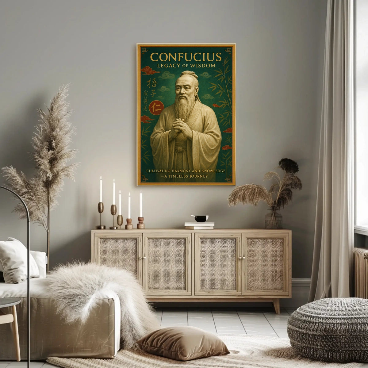 Confucius Legacy of Wisdom Poster
