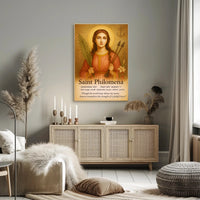 Saint Philomena Poster PosterGoat