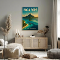 Bora Bora Paradise Getaway Travel Poster PosterGoat