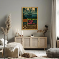 Discover Oregon Poster