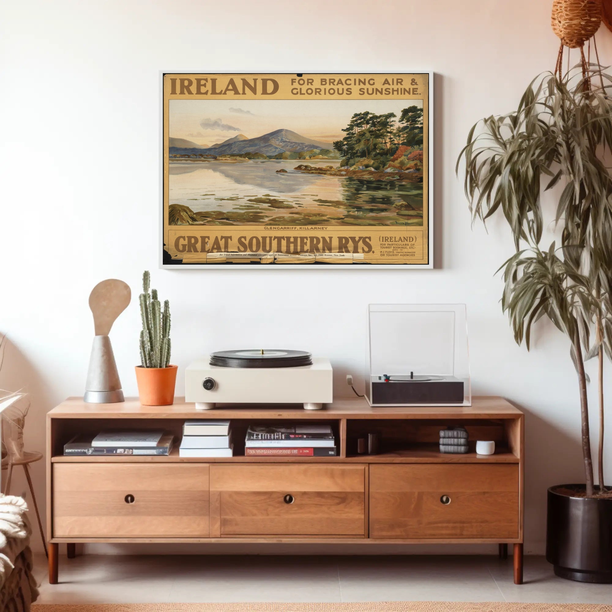 Ireland Glengarriff Killarney Vintage Poster PosterGoat